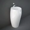 RAK Cloud 50cm 1TH Free Standing Basin - Gloss White