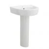 Ultra - Orb 1 Tap Hole Basin and Pedestal Set - 2 size options