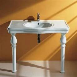 RAK 105cm Deluxe Console Basin inc. Ceramic Legs