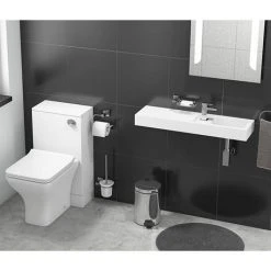 Valencia 800mm Wall Hung Polymarble Basin with Integrated Shelf -Victorian Plumbing Store CPLUS01 d2 460