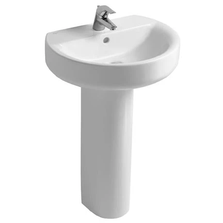 Ideal Standard Connect Sphere 1TH Basin + Pedestal 1 Ideal Standard Connect Sphere 1TH Basin + Pedestal