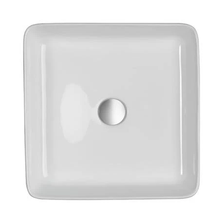 Crosswater Calpe 400mm Countertop Basin Gloss White - CT4090UCW 2 Crosswater Calpe 400mm Countertop Basin Gloss White - CT4090UCW - Image 2