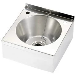 Franke Model A D20161N Stainless Steel Washbasin with Apron Support & Waste Kit