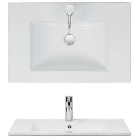 Crosswater - Design 1 Tap Hole Inset Basin - 3 Size Options 2 Crosswater - Design 1 Tap Hole Inset Basin - 3 Size Options - Image 2