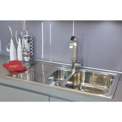 Reginox Diplomat Eco 1.5 Bowl Stainless Steel Inset Kitchen Sink -Victorian Plumbing Store DIPLOMAT15ECO D2 460