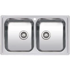 Reginox Diplomat 20 2.0 Bowl Stainless Steel Inset Kitchen Sink