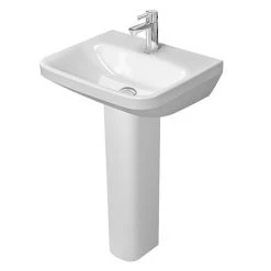 Duravit DuraStyle 550mm 1TH Washbasin Med + Full Pedestal