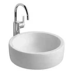 Ideal Standard White Round 40cm 0TH Vessel Basin