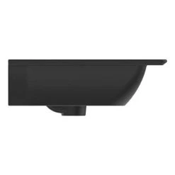 Ideal Standard Connect Air Silk Black 840mm Wall Mounted / Vanity Basin - E0279V3 -Victorian Plumbing Store E0279V3.ai3 460
