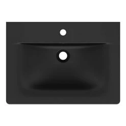 Ideal Standard Connect Air Silk Black 640mm Wall Mounted / Vanity Basin - E0279V3 -Victorian Plumbing Store E0289V3.ai3 460