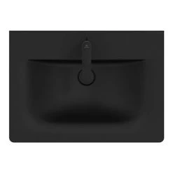Ideal Standard Connect Air Silk Black 640mm Wall Mounted / Vanity Basin - E0279V3 -Victorian Plumbing Store E0289V3.ai4 460