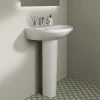Ideal Standard Eurovit+ 550mm 1 Tap Hole Basin + Pedestal