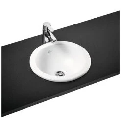 Ideal Standard Connect Sphere 38cm 0TH Inset Countertop Basin