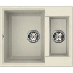 Reginox Easy 150 1.5 Bowl Granite Kitchen Sink - Cream