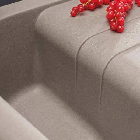 Reginox Ego 400 1.0 Bowl Granite Kitchen Sink - Cream 2 Reginox Ego 400 1.0 Bowl Granite Kitchen Sink - Cream - Image 2