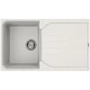 Reginox Ego 400 1.0 Bowl Granite Kitchen Sink - White