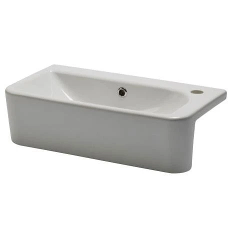 Roper Rhodes Geo 540mm Slimline Semi-Countertop Basin - G2SCBAS 2 Roper Rhodes Geo 540mm Slimline Semi-Countertop Basin - G2SCBAS - Image 2