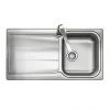 Rangemaster Glendale 1.0 Bowl Stainless Steel Kitchen Sink