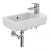Ideal Standard i.Life S 450mm Wall Hung Right Hand 1TH Washbasin + Chrome Bottle Trap