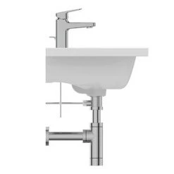 Ideal Standard i.Life S 1TH Wall Hung Basin + Chrome Bottle Trap -Victorian Plumbing Store ISIL60WH D3 460