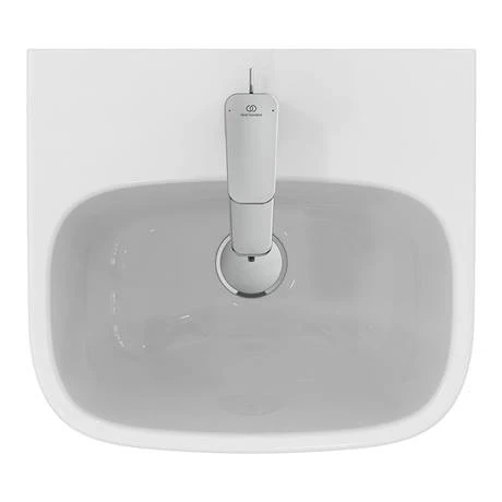 Ideal Standard i.Life A 400mm 1TH Handrinse Basin + Semi Pedestal 2 Ideal Standard i.Life A 400mm 1TH Handrinse Basin + Semi Pedestal - Image 2