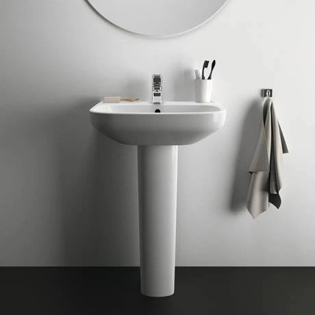 Ideal Standard i.Life A 1TH Washbasin + Full Pedestal 5 Ideal Standard i.Life A 1TH Washbasin + Full Pedestal - Image 5