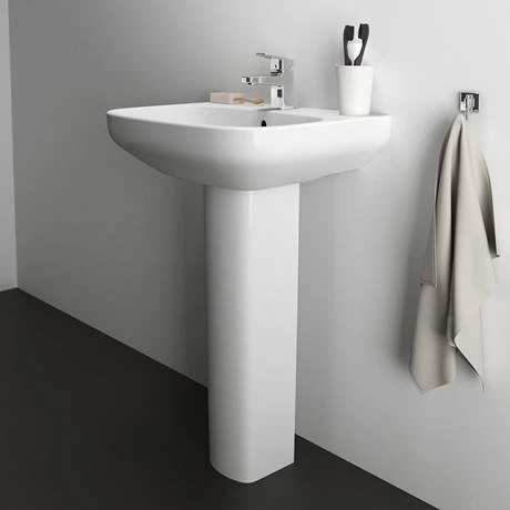 Ideal Standard i.Life A 1TH Washbasin + Full Pedestal 6 Ideal Standard i.Life A 1TH Washbasin + Full Pedestal - Image 6