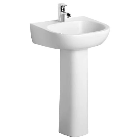 Ideal Standard Jasper Morrison 50cm 1TH Basin & Pedestal 1 Ideal Standard Jasper Morrison 50cm 1TH Basin & Pedestal