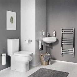 Crosswater Kai S 1TH Corner Basin - KLSC01SCW -Victorian Plumbing Store KLSC01SCW D3 460