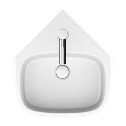 Crosswater Kai S 1TH Corner Basin - KLSC01SCW