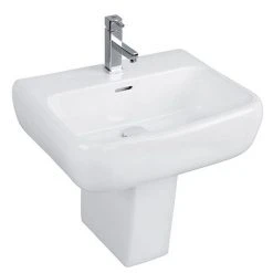 RAK Metropolitan 42cm Basin + Half Pedestal