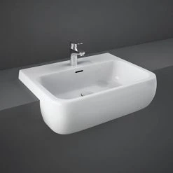RAK Metropolitan 52cm Semi Recessed Basin 1TH