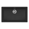 Reginox Multa 130 1.0 Bowl Granite Kitchen Sink - Black