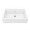 Milton 600 x 460 Wall Hung Rectangular Basin (0 Tap Hole)
