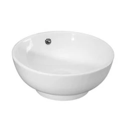 Nuie 410 Round Counter Top Vessel - NBV124 -Victorian Plumbing Store NBV124 d1 460