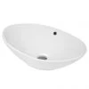 Hudson Reed Oval 588 x 390mm Countertop Vessel Basin with Overflow - NBV166