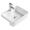Hudson Reed 480mm Rectangular Semi-Recessed Basin - NBV174