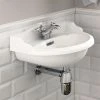Old London - Chancery Wall Hung Cloakroom Basin (500mm Wide - 1 Tap Hole)