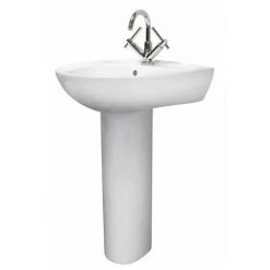 Nuie - Perth 550 Basin 1TH with Pedestal - NCS102-NCS103