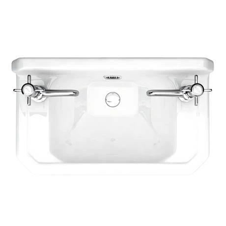 Carlton 515mm Traditional Cloakroom Basin (2 Tap Hole - Depth 300mm) 2 Carlton 515mm Traditional Cloakroom Basin (2 Tap Hole - Depth 300mm) - Image 2