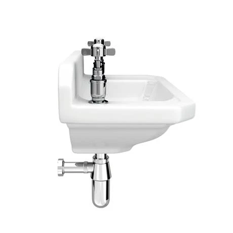 Carlton 515mm Traditional Cloakroom Basin (2 Tap Hole - Depth 300mm) 3 Carlton 515mm Traditional Cloakroom Basin (2 Tap Hole - Depth 300mm) - Image 3