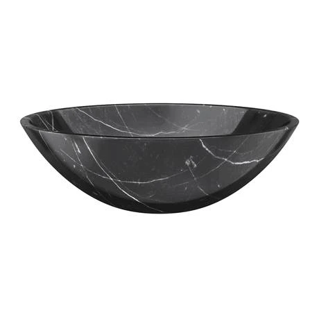Nero Margiua 430mm Round Marble Basin 0TH - NM001 6 Nero Margiua 430mm Round Marble Basin 0TH - NM001 - Image 6