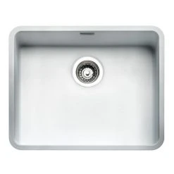 Reginox Ohio 50x40 1.0 Bowl Stainless Steel Kitchen Sink - White