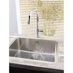 Reginox Ohio 50x40 1.0 Bowl Stainless Steel Kitchen Sink -Victorian Plumbing Store OHIO50X40L D3 460