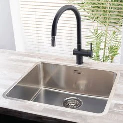 Reginox Ohio 50x40 1.0 Bowl Stainless Steel Kitchen Sink