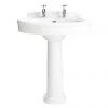 Heritage Claverton Standard Basin & Pedestal