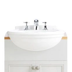 Heritage Claverton Medium Semi-Recessed Basin