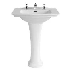 Heritage - Blenheim Basin & Pedestal - Various Tap Hole Options