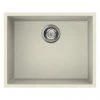 Reginox Quadra 105 1.0 Bowl Undermount Granite Kitchen Sink - Cream