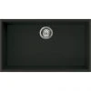 Reginox Quadra 130 1.0 Bowl Undermount Granite Kitchen Sink - Black